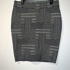 Akris punto Patchwork Jacquard Wool-Blend Skirt